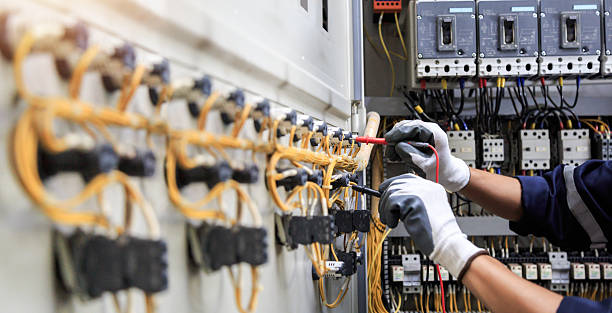 Professional Electrician technician working in Upper Saddle River, NJ
